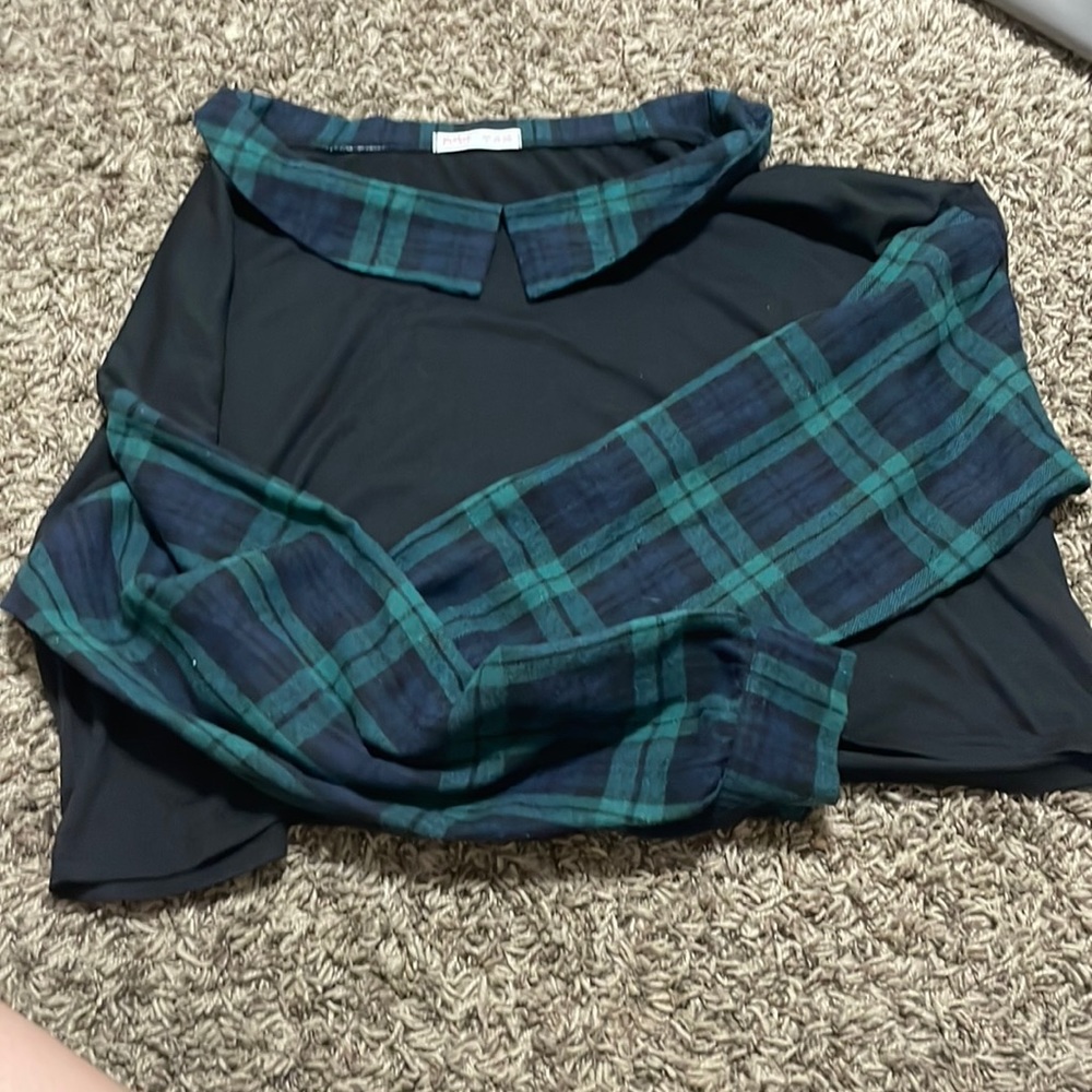 long sleeve crop top